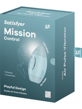 Satisfyer: Mission Control, Double Air Pulse Vibrator, blue