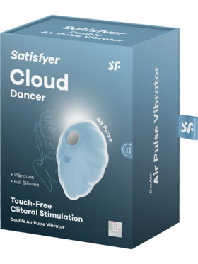 Satisfyer: Cloud Dancer, Double Air Pulse Vibrator, blue 