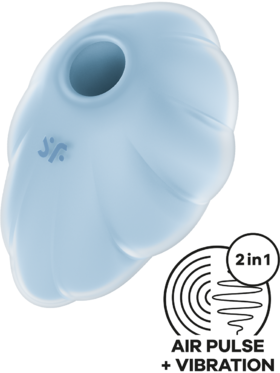 Satisfyer: Cloud Dancer, Double Air Pulse Vibrator, blue 