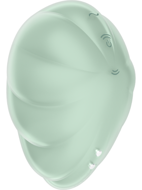 Satisfyer: Cloud Dancer, Double Air Pulse Vibrator, green