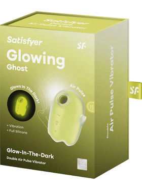 Satisfyer: Glowing Ghost, Double Air Pulse Vibrator, yellow