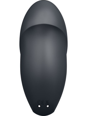 Satisfyer: Tap & Climax 1, Lay-On Vibrator, black