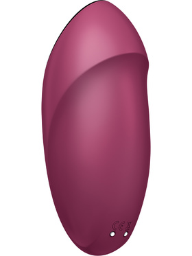 Satisfyer: Tap & Climax 1, Lay-On Vibrator, red