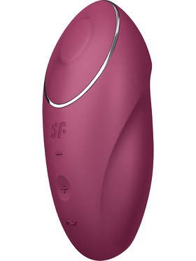 Satisfyer: Tap & Climax 1, Lay-On Vibrator, red