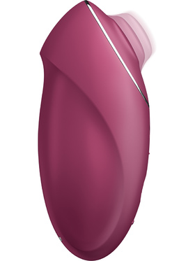 Satisfyer: Tap & Climax 1, Lay-On Vibrator, red