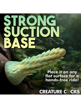 Creature Cocks: Stegosaurus, Spiky Reptile Silicone Dildo