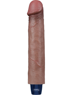 LoveToy: Real Softee, Silicone Vibrating Dildo, 23 cm