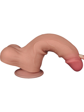 LoveToy: Sliding-Skin Dildo, 22 cm, light