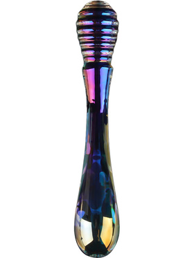 LoveToy: Twilight Gleam Glass Dildo, Twin Pleasures 