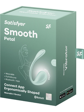 Satisfyer Connect: Smooth Petal, Wearable Vibrator, green