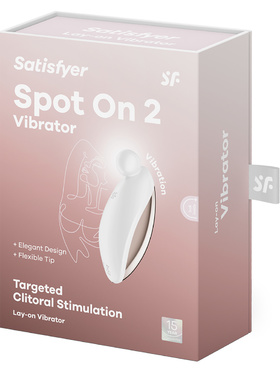 Satisfyer: Spot On 2, Lay-on Vibrator, white