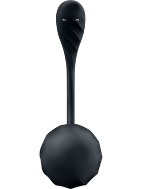 Satisfyer Connect: Ribbed Petal, Wearable Vibrator, black