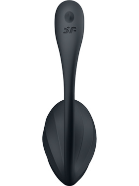 Satisfyer Connect: Ribbed Petal, Wearable Vibrator, black