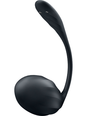 Satisfyer Connect: Ribbed Petal, Wearable Vibrator, black