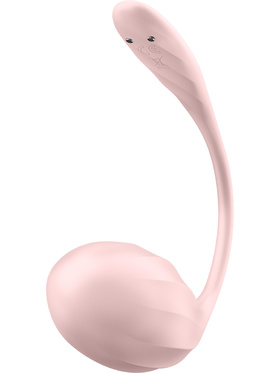 Satisfyer Connect: Ribbed Petal, Wearable Vibrator, pink