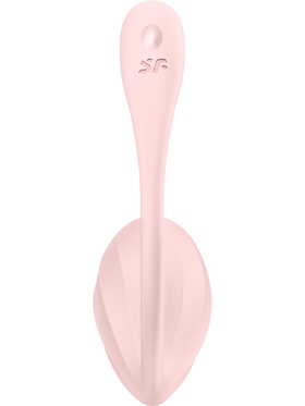 Satisfyer Connect: Ribbed Petal, Wearable Vibrator, pink