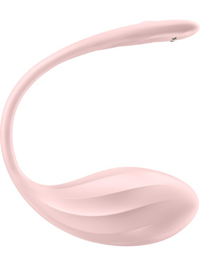 Satisfyer Connect: Ribbed Petal, Wearable Vibrator, pink