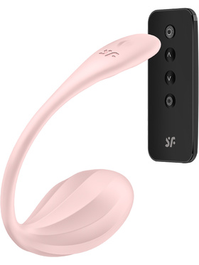 Satisfyer Connect: Ribbed Petal, Wearable Vibrator, pink