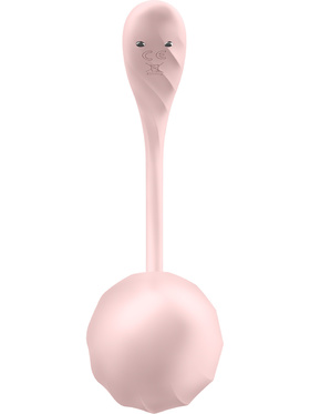 Satisfyer Connect: Ribbed Petal, Wearable Vibrator, pink