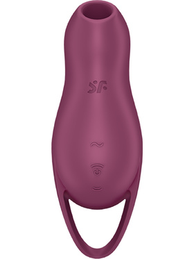 Satisfyer: Pocket Pro 1, Double Air Pulse Vibrator, red