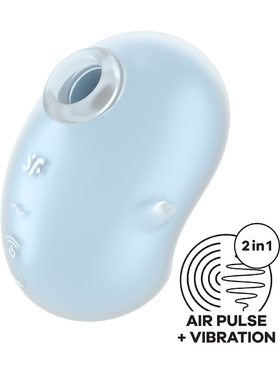 Satisfyer: Cutie Ghost, Double Air Pulse Vibrator, blue