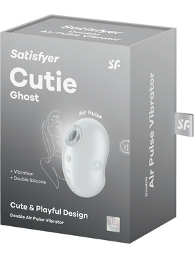 Satisfyer: Cutie Ghost, Double Air Pulse Vibrator, white