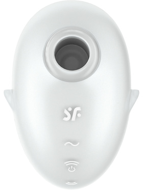 Satisfyer: Cutie Ghost, Double Air Pulse Vibrator, white