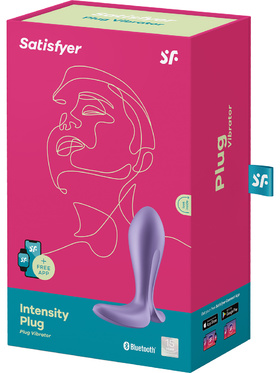 Satisfyer Connect: Intensity Plug, Plug Vibrator, purple