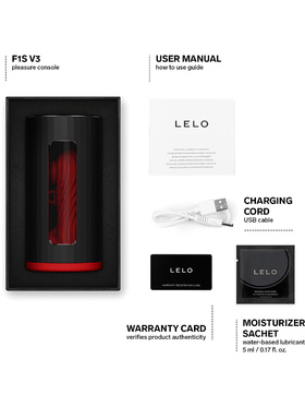 LELO: F1S V3 Pleasure Console Masturbator, red