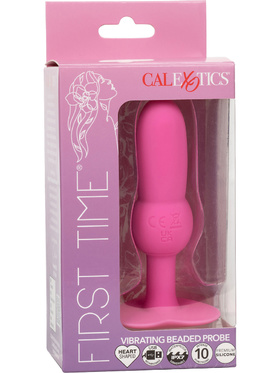California Exotic: First Time, Vibrating Beaded Probe, pink
