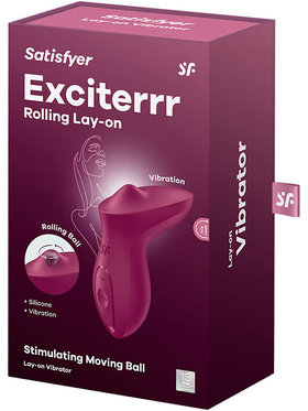 Satisfyer: Exciterrr, Rolling Lay-On Vibrator, red