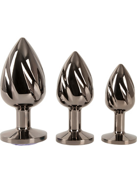  Anos: Metal Butt Plug Diamond Set