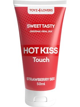Toyz4Lovers: Hot Kiss Strawberry Touch, Waterbased Lubricant, 50 ml