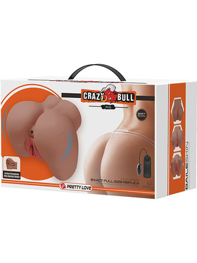 Crazy Bull: Mila, Realistic Masturbator with Vibrator, dark
