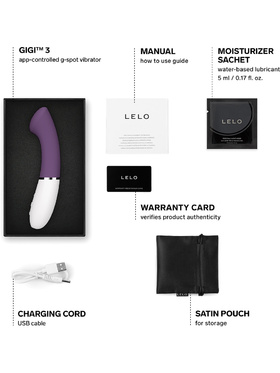 LELO: Gigi 3, App-Controlled G-Spot Vibrator, plum