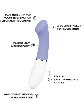 LELO: Gigi 3, App-Controlled G-Spot Vibrator, powder blue