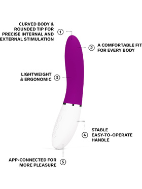 LELO: Liv 3, App-Controlled G-Spot Vibrator, deep rose