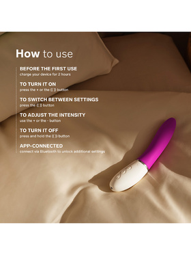LELO: Liv 3, App-Controlled G-Spot Vibrator, deep rose
