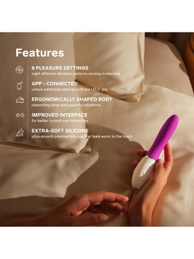LELO: Liv 3, App-Controlled G-Spot Vibrator, deep rose
