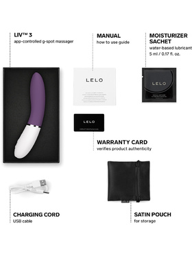 LELO: Liv 3, App-Controlled G-Spot Vibrator, plum
