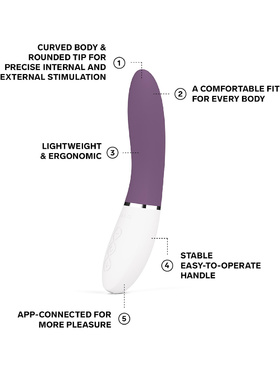 LELO: Liv 3, App-Controlled G-Spot Vibrator, plum