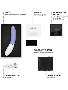 LELO: Liv 3, App-Controlled G-Spot Vibrator, powder blue