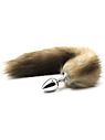 Fox Tail Plug, brown
