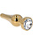 Toyz4Lovers: Ace of Spades Diamond Plug, small, gold