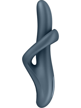 Satisfyer: Heat Flex 4, Warming Rabbit Vibrator, grey