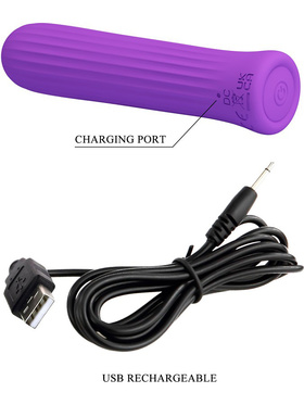 Pretty Love: Blanche Mini Vibrator, purple