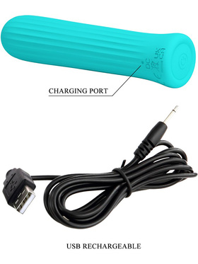 Pretty Love: Blanche Mini Vibrator, turquoise