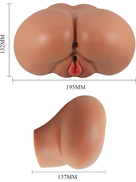 Crazy Bull: Luna, Realistic Masturbator with Vibrator, dark