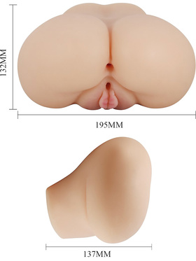 Crazy Bull: Luna, Realistic Masturbator with Vibrator, light