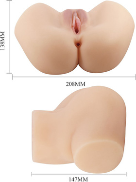 Crazy Bull: Hailey, Realistic Masturbator with Vibrator, light